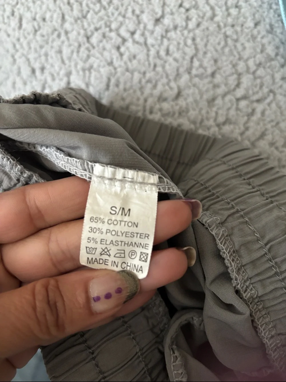 Gray Track Pants with Side Stripes - Picture 4 of 5